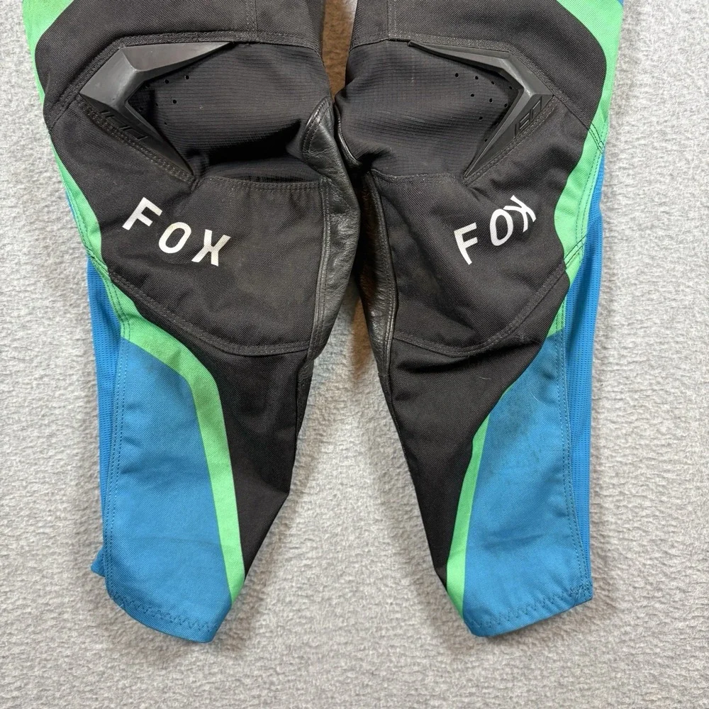 Fox Racing 180 Motocross Pants Youth 24 Blue Green Black MX ATV Riding Gear